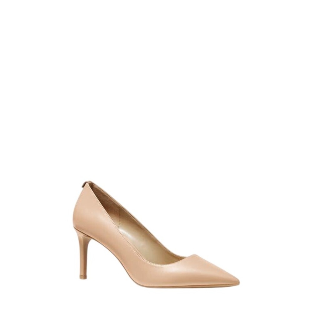 Michael Kors Alina Flex Pump Leather Light Blush Pointed Toe Heels 8.5M